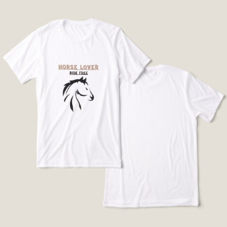 Paardliefhebber Rij Gratis Minimalistisch Paard Ko Tri-Blend Shirt