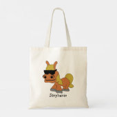 Paardontwerp Tote Bag (Achterkant)