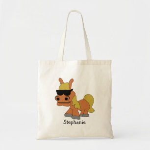 Paardontwerp Tote Bag