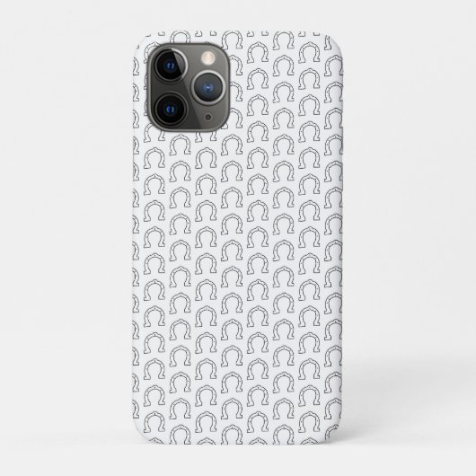 Paardrijbende groep hoefijzerprint  Case-Mate iPhone case (Achterkant)