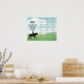 Paardrijden 2025 Agenda Poster (Keuken)