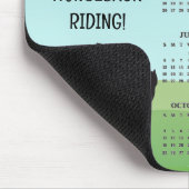 Paardrijden 2025 Kalender Muismat (Hoek)