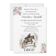 Paardrijden Afstuderen