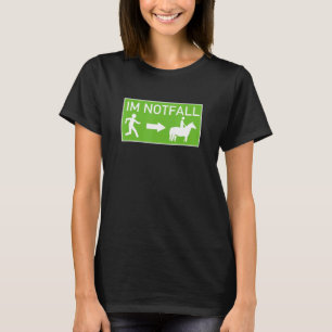 Paardrijden als een ontsnappingsroute paardrijden t-shirt