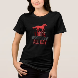 Paardrijden - Cadeau paardrijden Tri-Blend Shirt