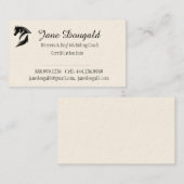 Paardrijden Coach Instructeur Trainer Custom Bus Visitekaartje (Voorkant / Achterkant)