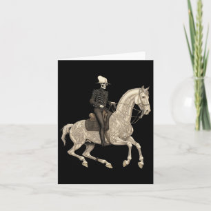 Paardrijden Cowboy Paard Liefhebber Halloween Kost Kaart