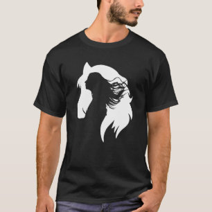 Paardrijden cowgirl Paardrijden  Paard Motief Lief T-shirt