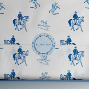 paardrijden dank je wel voor ronde sticker