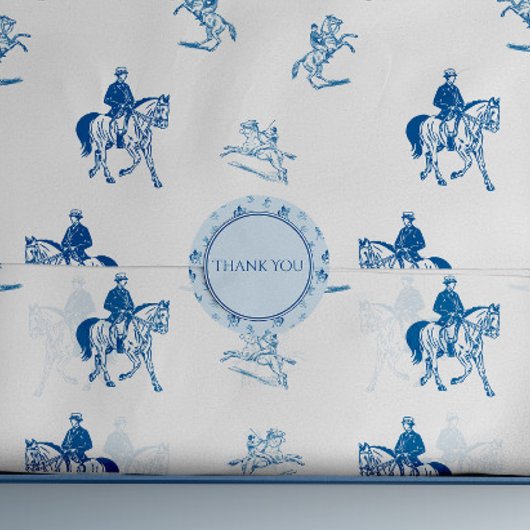  paardrijden dank je wel voor ronde sticker