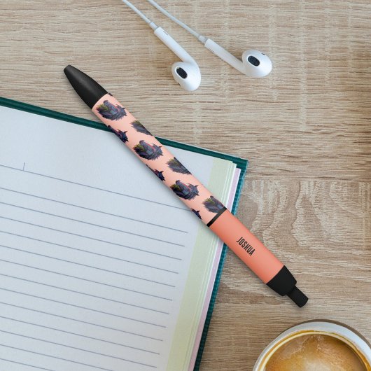 Paardrijden Enthousiast Kleurrijk Graffiti Paard Zwarte Inkt Pen