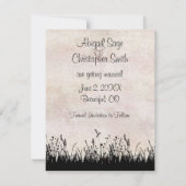 Paardrijden Equestrisch Trouwen Save the Date (Achterkant)