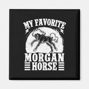 Paardrijden Favoriet Morgan Horse Rider Magneet