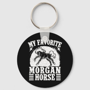 Paardrijden Favoriet Morgan Horse Rider Sleutelhanger