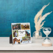 Paardrijden Foto Collage Wit Modern  Fotoplaat (Insitu)