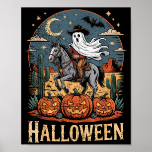 Paardrijden Geest Halloween Seizoen Poster