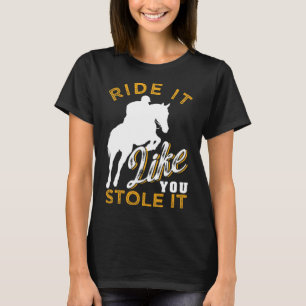 Paardrijden - Grappig Paardrijden Gift Vrouwen M T-shirt