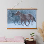 Paardrijden Hangend Wandkleed (Slaapkamer)