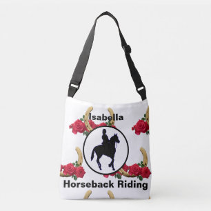 Paardrijden Hoefijzer Flower Crossbody Bag Tas