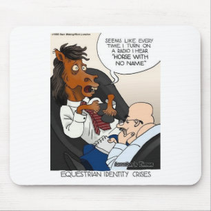Paardrijden Identiteitscrisis Grappige Cadeaus & T Muismat