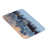 Paardrijden in de winter op Hideout Ranch Magneet (Rechterzijde)