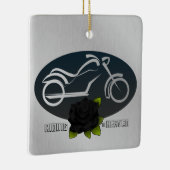 Paardrijden in Heaven Memorial Ornament voor Biker (Rechts)