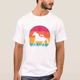 Paardrijden Kat Rijden Paarden Grappige Katten Paa T-shirt