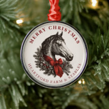 Paardrijden Kerst Paard Festive Vintage Vakantie