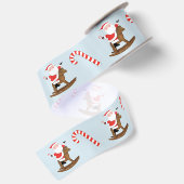 Paardrijden Kerstcadeau Satijnen Lint (Achterkant)