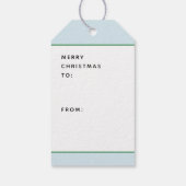 Paardrijden Kerstmis Cadeaulabel (Achterkant)