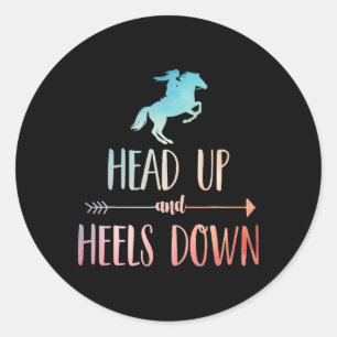 Paardrijden Kunst Voor Vrouwen Meisjes Paardenlief Ronde Sticker