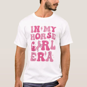 Paardrijden meisje grappig in mijn paard meisje ti t-shirt