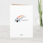 Paardrijden meisje prestaties gefeliciteerd kaart (Achterkant)