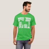 Paardrijden meisje t-shirt (Voorkant volledig)