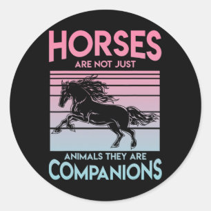 Paardrijden Meisjes Vrouwen Paardensport Paardrijd Ronde Sticker