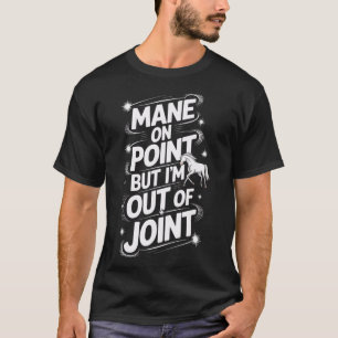 Paardrijden Meisjes Vrouwen Paardensport Paardrijd T-shirt