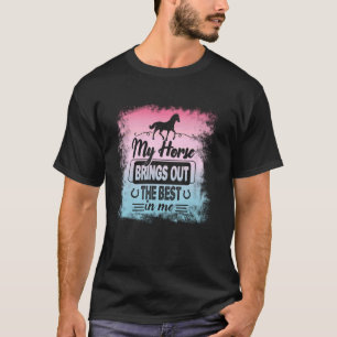 Paardrijden Meisjes Vrouwen Paardrijden Paard 11 T-shirt
