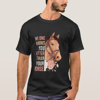 Paardrijden Meisjes Vrouwen Paardrijden Paardenspo T-shirt