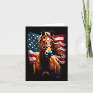 Paardrijden onder Amerikaanse vlag Kaart