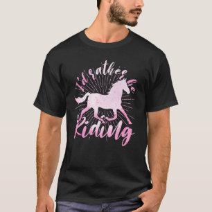 Paardrijden Paard Equestrian Paard Ruiter Paar T-shirt