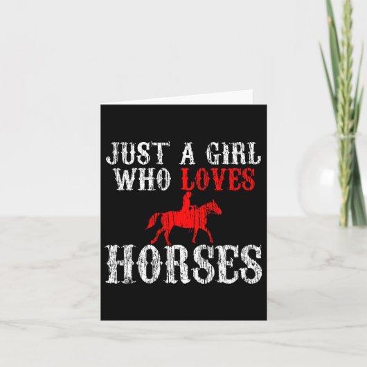 Paardrijden Paard Paard Kaart (Voorkant)