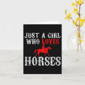 Paardrijden Paard Paard Kaart (Gele Bloem)