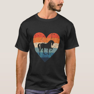paardrijden paard retro vintage 70s 60s haard t-shirt