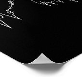 Paardrijden Paardenliefhebber Gift Kinder Vrouwen  Poster (Hoek)