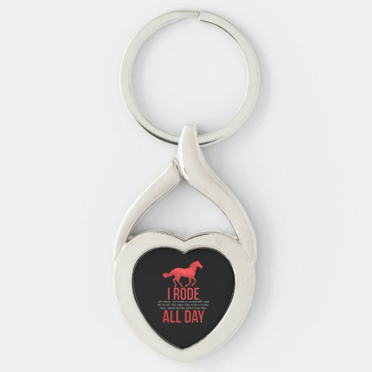 Paardrijden - Paardrijden Gift Sleutelhanger (Voorkant)