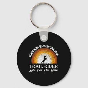 Paardrijden Paardrijden Trails Paardenrenner Sleutelhanger
