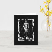 Paardrijden Paardrijder - Skeleton Tarot Kaart (Gele Bloem)