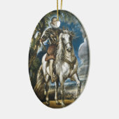 Paardrijden Portret van de hertog van Lerma Rubens Keramisch Ornament (Links)