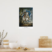 Paardrijden Portret van de hertog van Lerma Rubens Poster (Keuken)