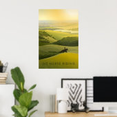 Paardrijden Reizen Reisposter Poster (Thuiskantoor)